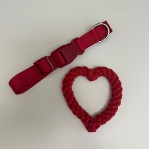 Dog Collar & Rope Toy